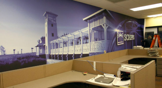 WPTV / NBC / Wall Mural / Backdrop