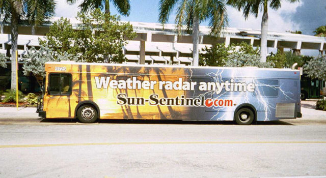 Sun Sentinel.com Bus wrap