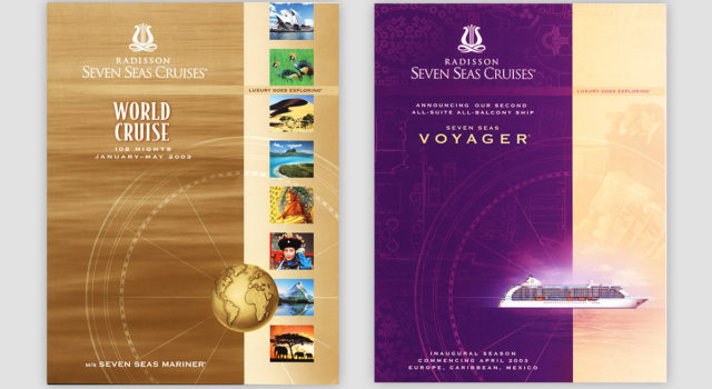 Ravenna Design / Radisson Seven Seas Cruises / Print Collateral