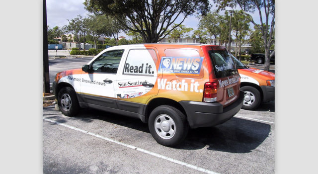 Sun-Sentinel / WBZL Cross Promotion Vehicle Wrap