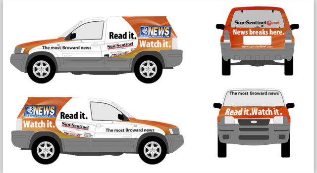 Sun-Sentinel / WBZL Cross Promotion Vehicle Wrap